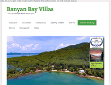 Tablet Screenshot of banyanbayvillas.net